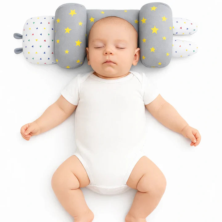 Anti flat head baby pillow